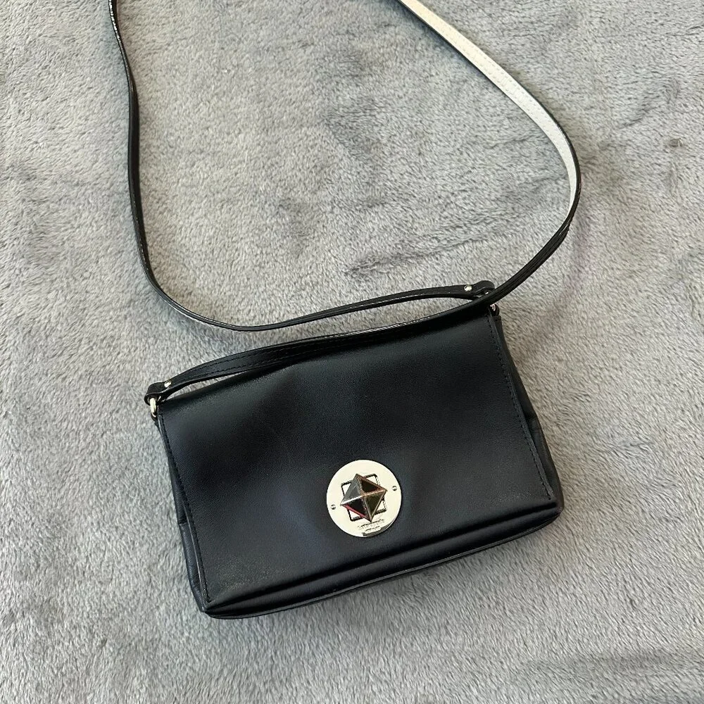Kate Spade Black Leather Mini Crossbody Purse Newbury Lane Sally Bag
